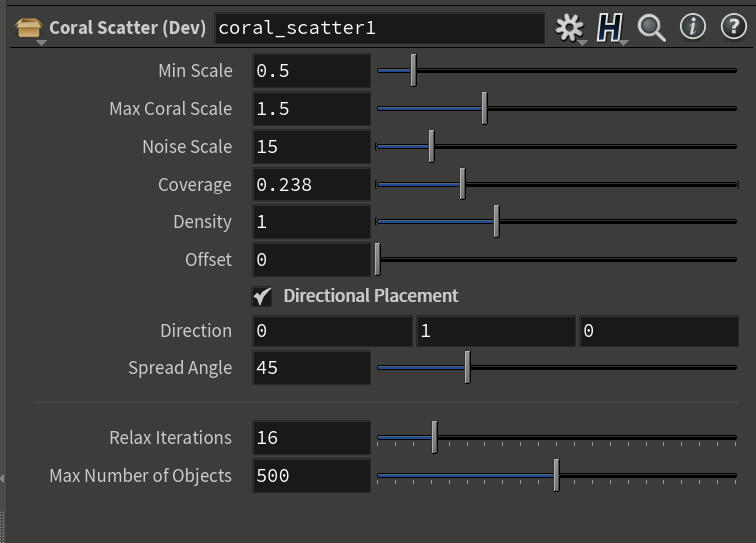 Scatter Tool UI