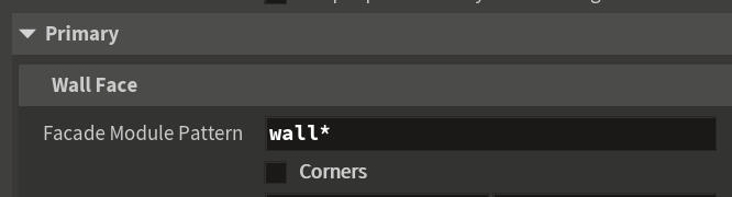 The pattern I used for matching module names.