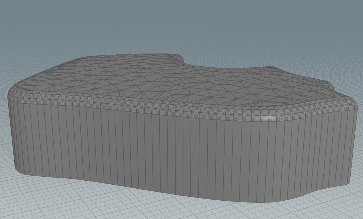 Flat trims with UV generation.