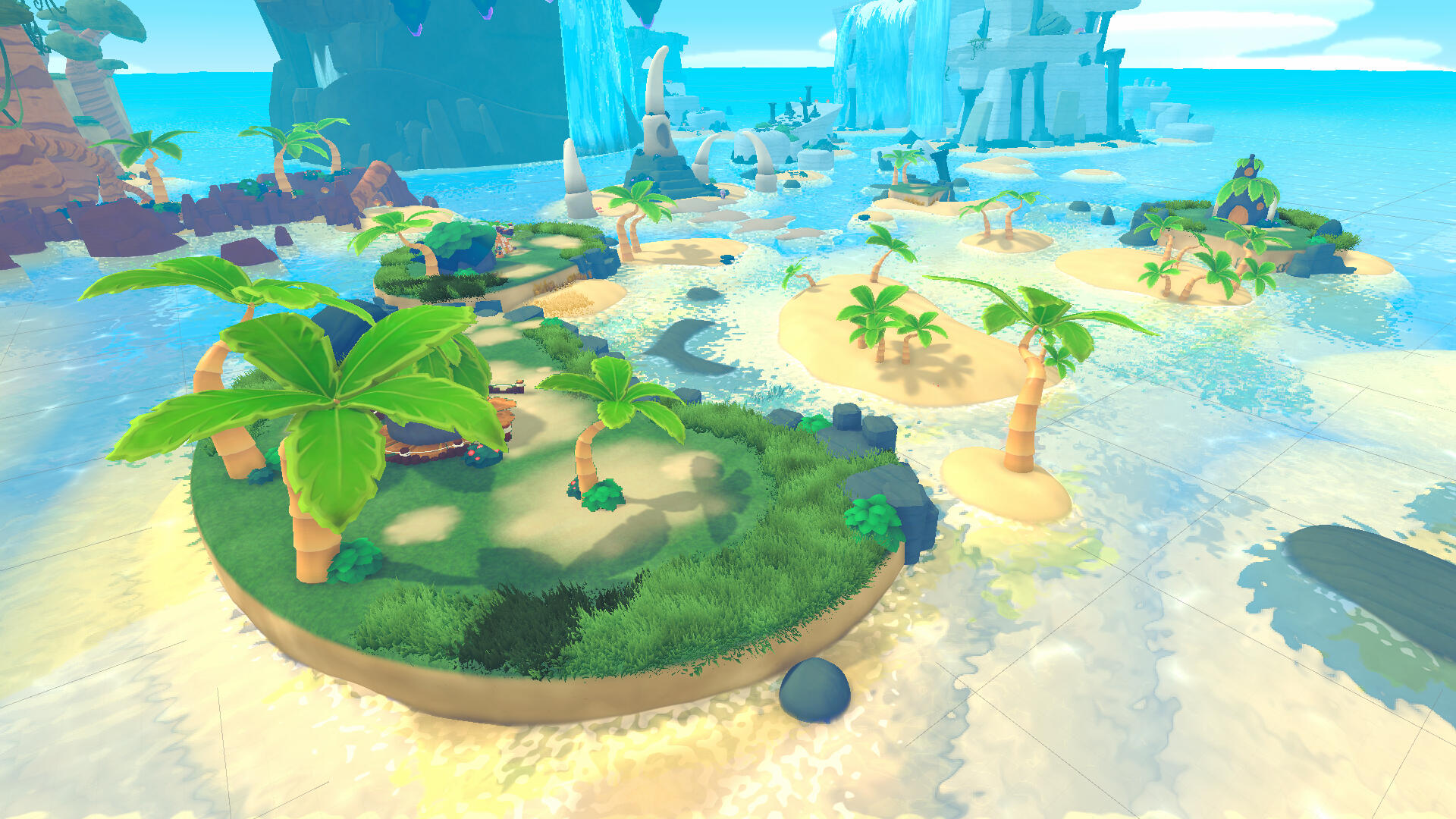 Our hub area in the final game.