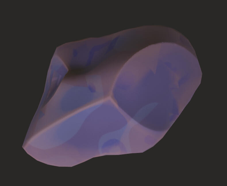 Baked and textured rock.